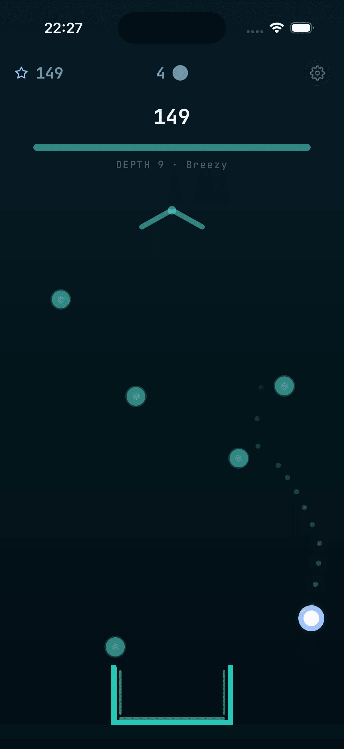 Mid-run layout with tighter angles